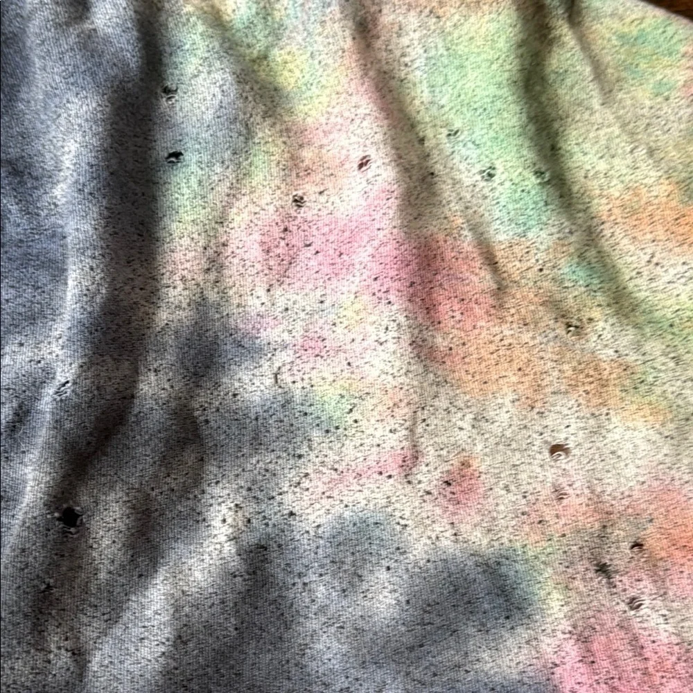 Michael Lauren Pastel Tie-Dye zip up Hoodie in size XS